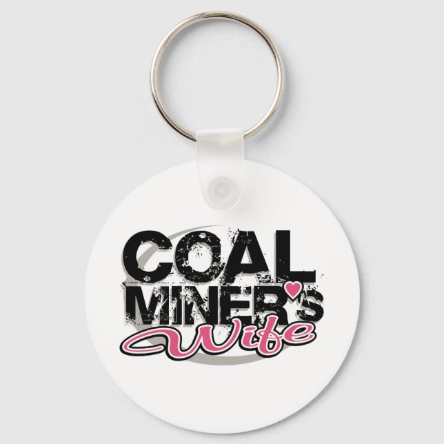 coal miner's wife key ring (Front)