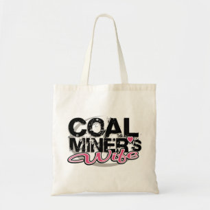 coal miner's wife tote bag