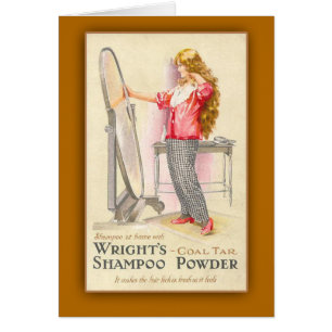 Coal Tar Shampoo Powder Art Cards