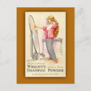 Coal Tar Shampoo Powder Art Cards
