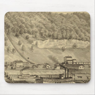 Coal works of O'Neil and Company Mouse Mat