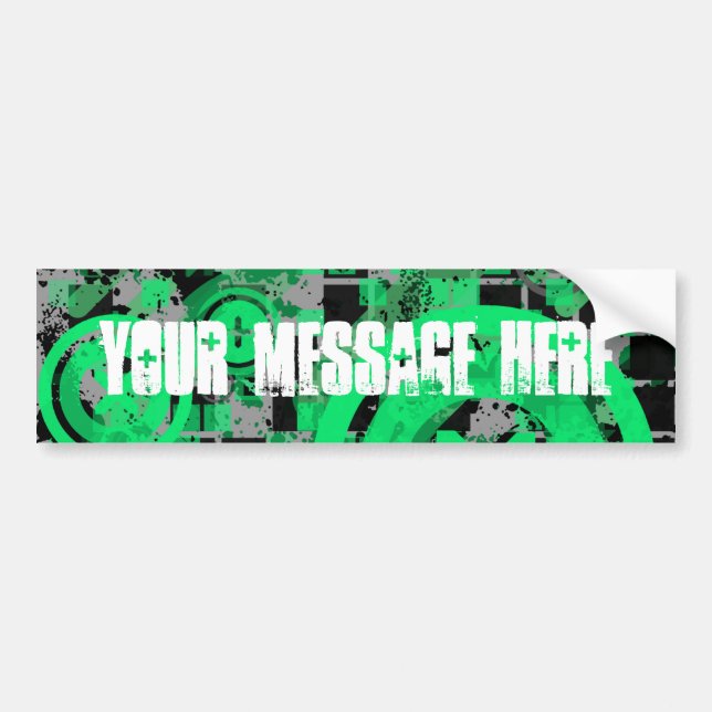 COAlitionz. Customisable Message. - Customised Bumper Sticker (Front)