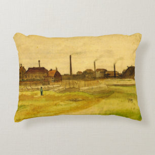 Coalmine in the Borinage by Vincent van Gogh Decorative Cushion