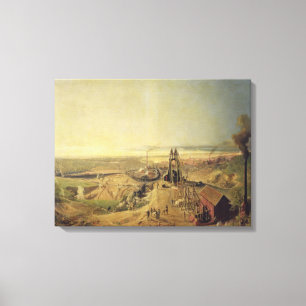 Coalmines and Clay Quarries at Montchanin Canvas Print