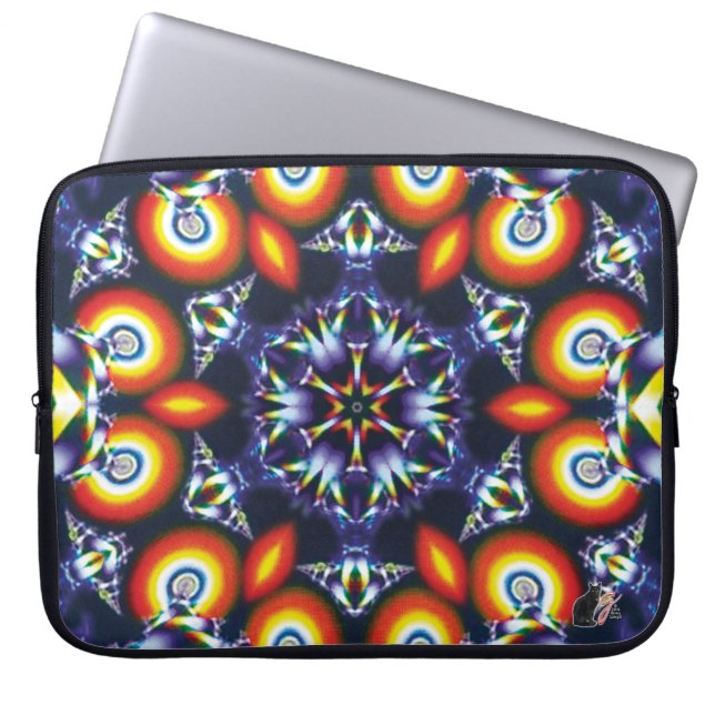Coals Kaleidoscope Laptop Sleeve (Front)