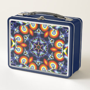 Coals Kaleidoscope Metal Lunchbox