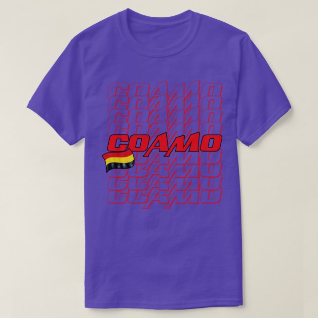 Coamo Cascade text 3 T-Shirt (Design Front)