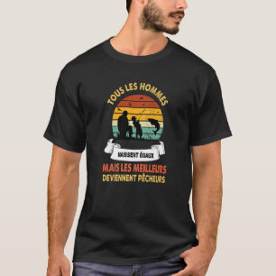 Coarse fishing all men are born equal T-Shirt