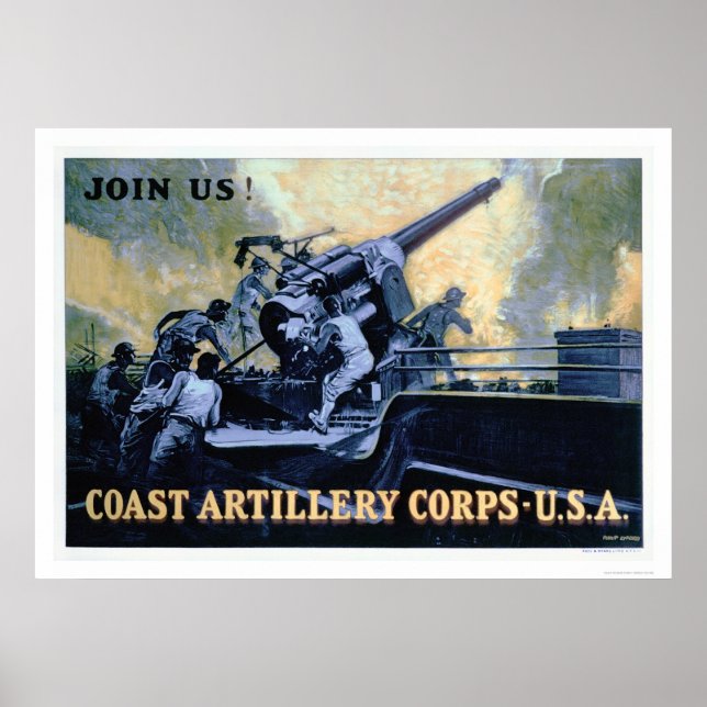 Coast Artillery Corps (US02042) Poster (Front)