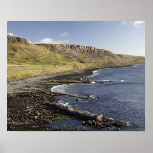 Coast at Duntulm, Isle of Skye, Scotland, United Poster