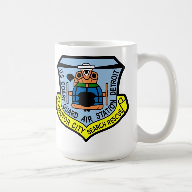 Coast Guard Air Station Detroit Coffee Mug (Right)