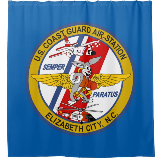 Coast Guard Air Station Elizabeth City Shower Curtain (Front)