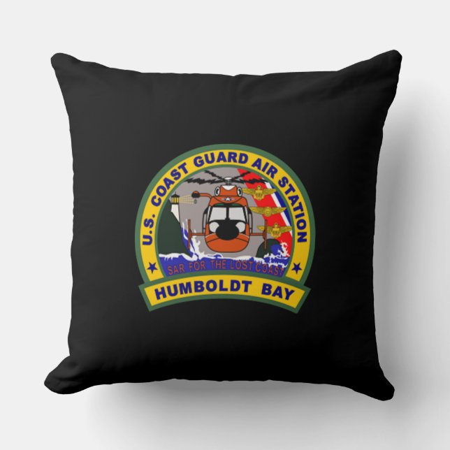 Coast Guard Air Station Humboldt Bay Cushion (Front)