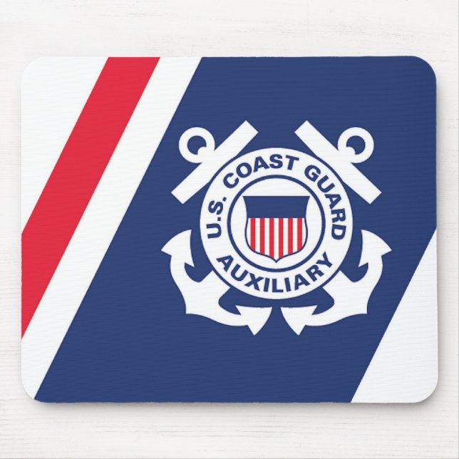 Coast Guard Auxiliary Mose Pad Mouse Mat (Front)