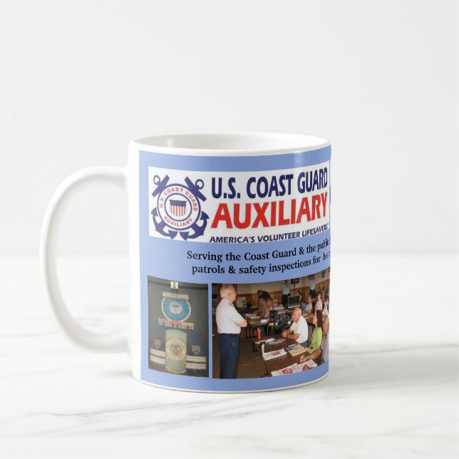 Coast Guard Auxiliary Mug (Left)