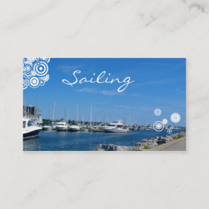 Coast Guard Business Cards Boat Sailing Harbour
