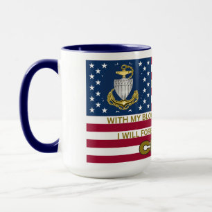 Coast Guard Chief Pride Mug