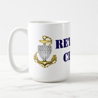 Coast Guard Chief Retired Coffee Mug