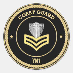 Coast Guard First Class Custom Sticker