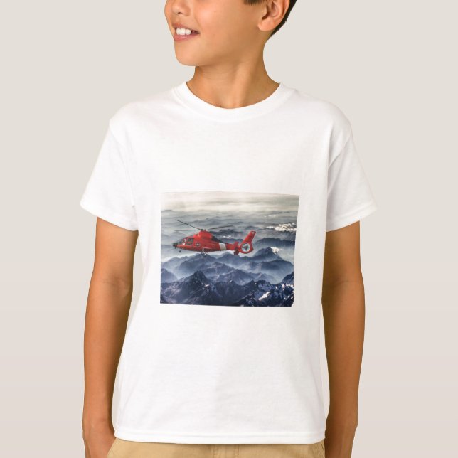 COAST GUARD HELICOPTER T-Shirt (Front)