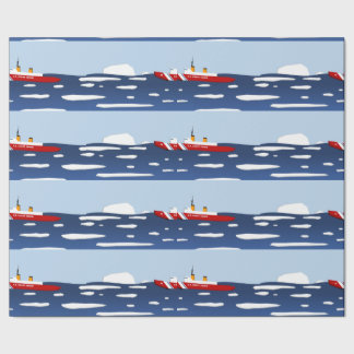 Coast Guard Ice Breaker Wrapping Paper