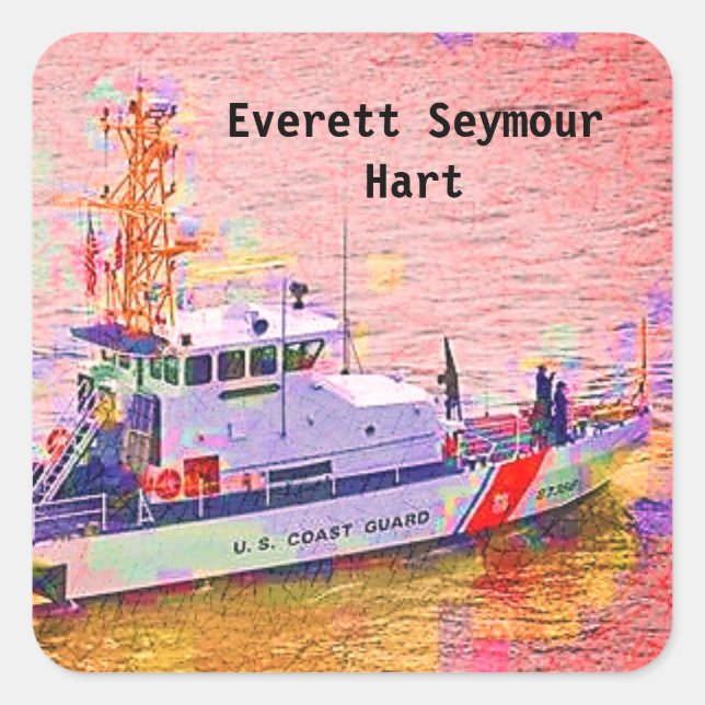 Coast Guard Kid Sticker (Front)