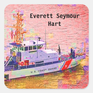 Coast Guard Kid Sticker