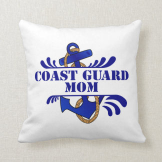 Coast Guard Mum, Anchors Away! Cushion
