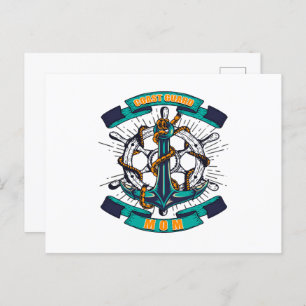 Coast Guard Mum Postcard