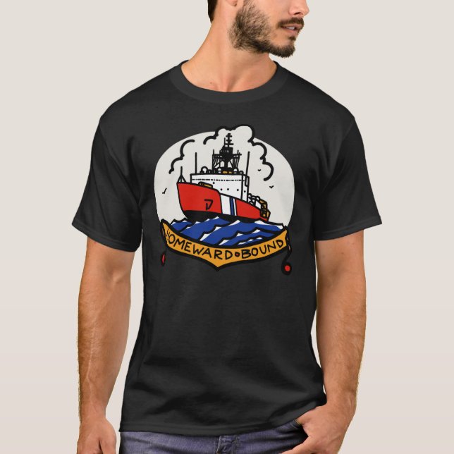 Coast Guard Polar Icebreaker Homeward Bound  Stick T-Shirt (Front)