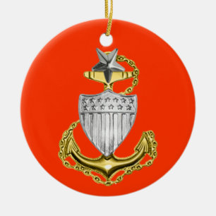 Coast Guard Senior Chief Christmas Ornament