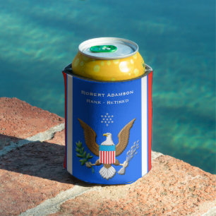 Coast Guard service personalised Can Cooler