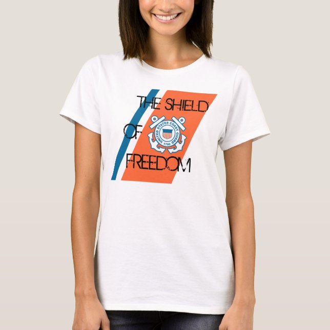Coast Guard Shield of Freedom T-Shirt (Front)