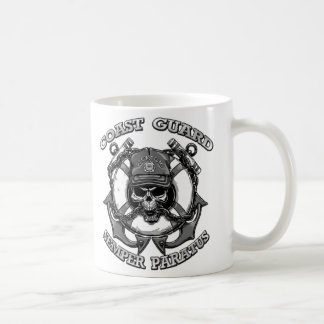 Coast Guard Skull Coffee Mug