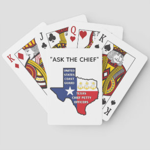 Coast Guard Texas Chief Petty Officers Shirt Playing Cards