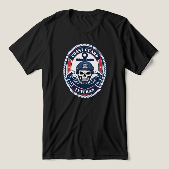 Coast Guard  Tri-Blend Shirt (Design Front)