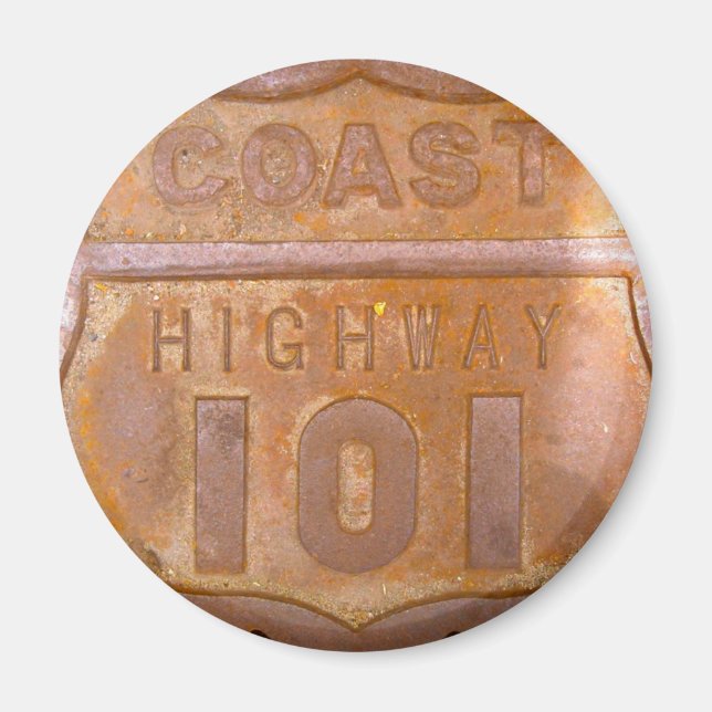 Coast highway 101 magnet (Front)