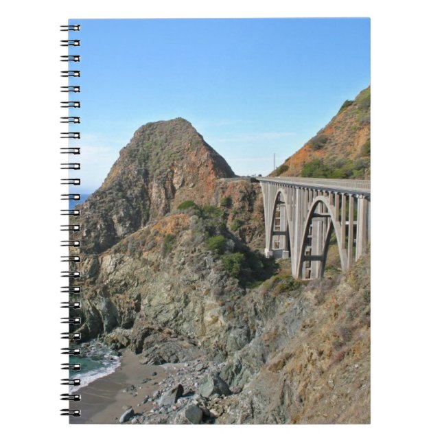Coast Highway 1 - Big Creek Bridge Notebook (Front)