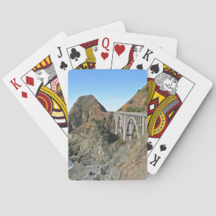 Coast Highway 1 - Big Creek Bridge Playing Cards
