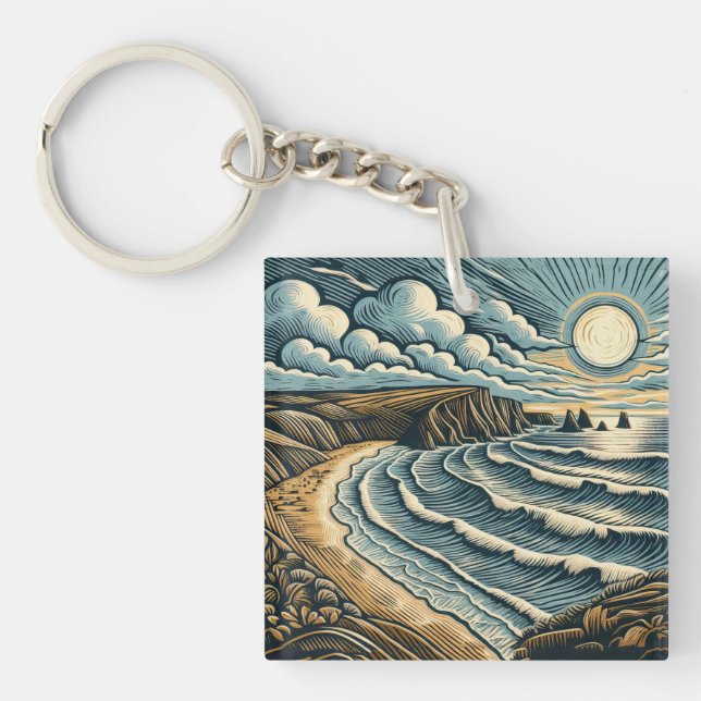 Coast Key Ring (Front)