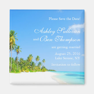 Coast Line Save the Date magnet
