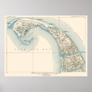 Coast Lines Provincetown Truro and Wellfleet Poster