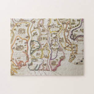 Coast of Africa and the River Gambia 1622 Jigsaw Puzzle