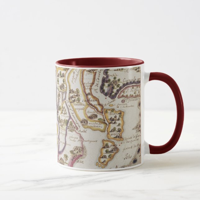 Coast of Africa and the River Gambia | 1622 Mug (Right)