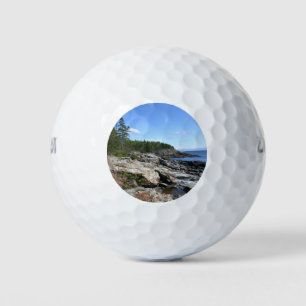 Coast of Bar Island at Acadia National Park Golf Balls
