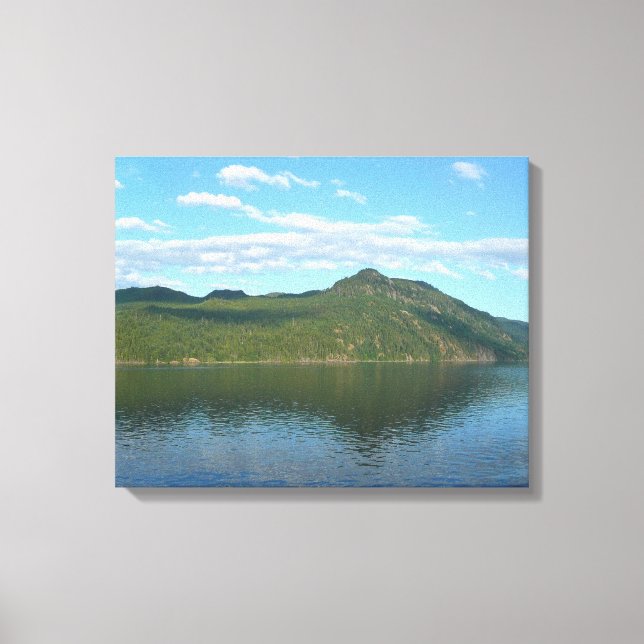 Coast of British Columbia in Scenic Canada Canvas Print (Front)