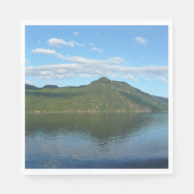 Coast of British Columbia in Scenic Canada Napkin (Front)