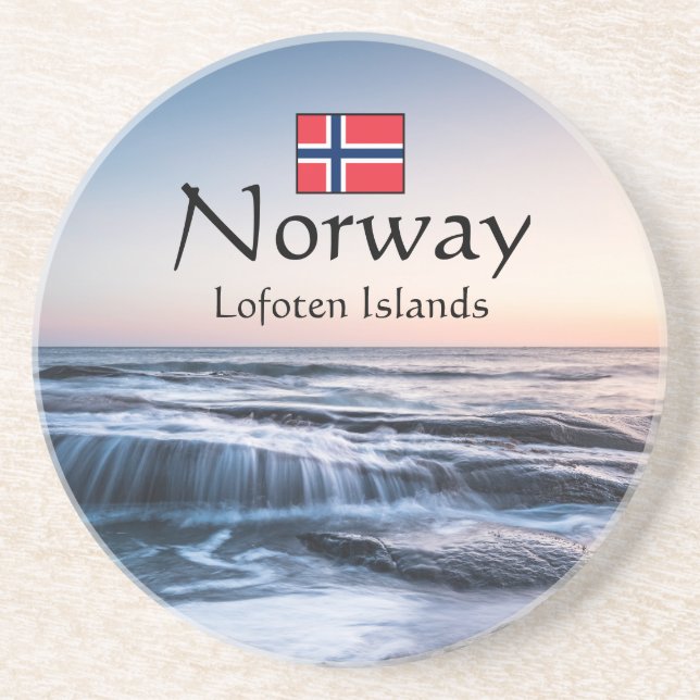 Coast of Lofoten Norway Coaster (Front)