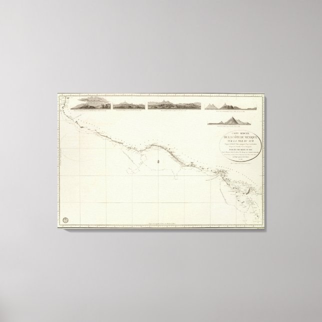 Coast of Mexico Canvas Print (Front)