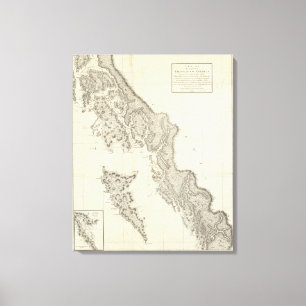 Coast of North West America 2 Canvas Print